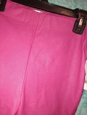 Pink Women's Faux Leather Pants Good American XS